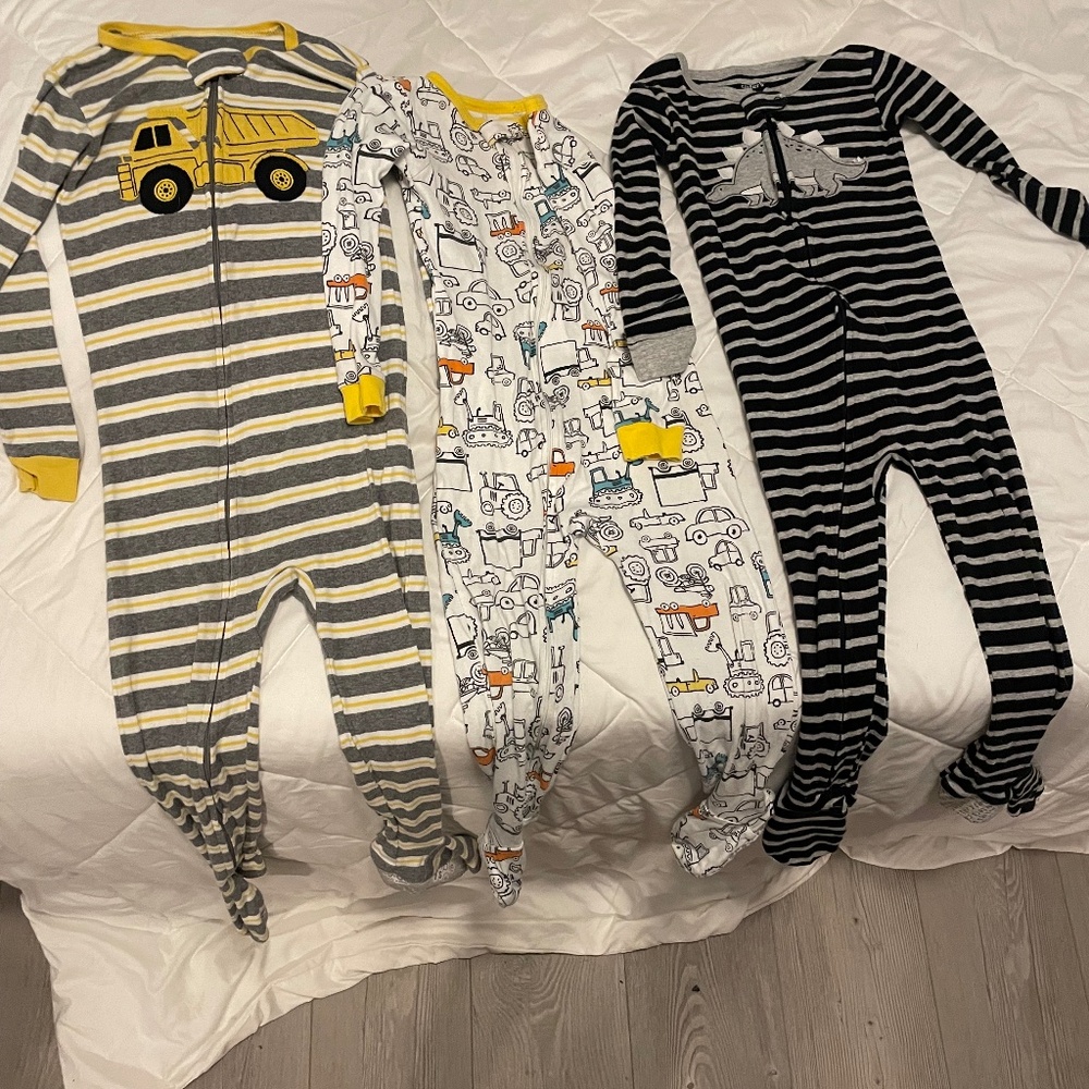 4T footie pajamas